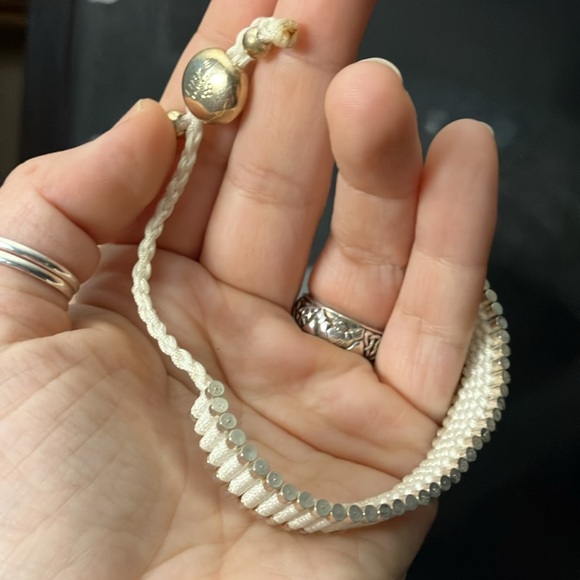 Links London sterling silver adjustable bracelet 37 silver links retail $109 - Picture 6 of 6